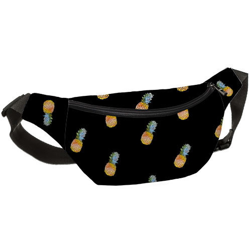 

Сумка на пояс бананка Bumbag Presentville Ананасики 27х16 см
