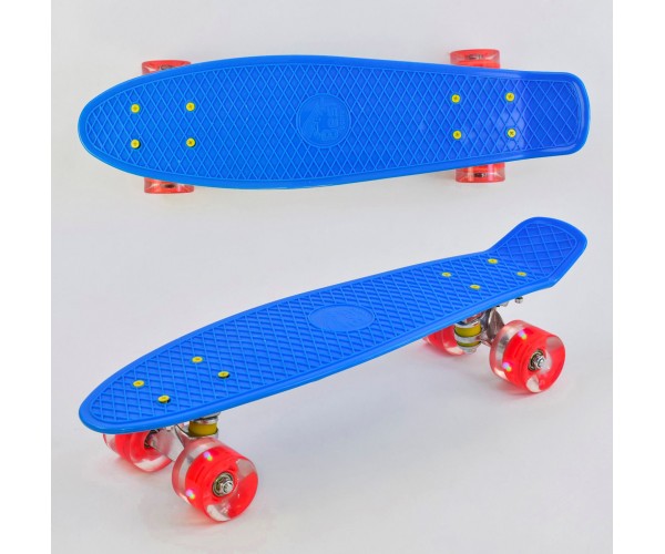 

Пенниборд Best Board (Penny Board) 0770 синий со светящимися колесами