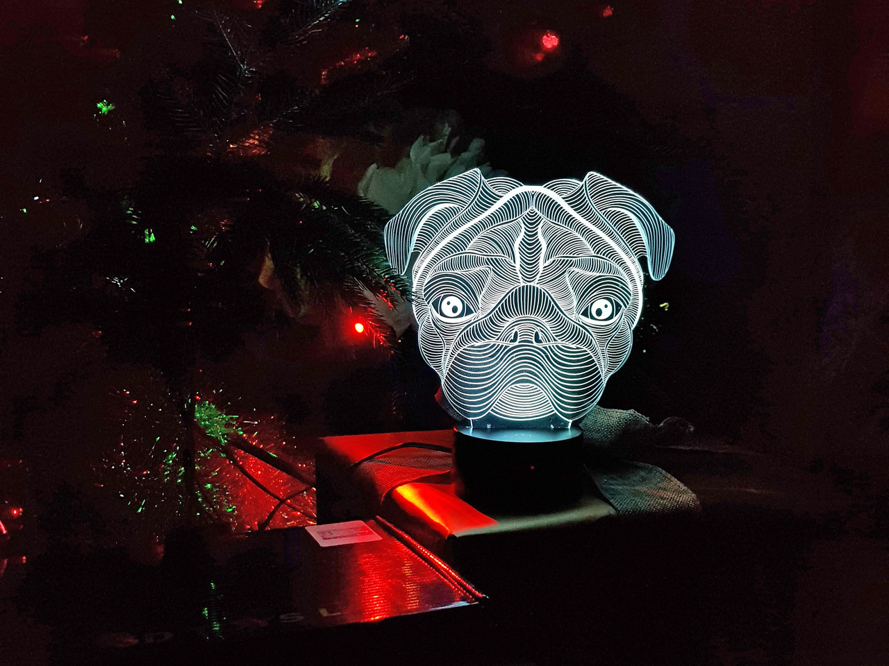 

3D Ночник "Мопс" 3DTOYSLAMP