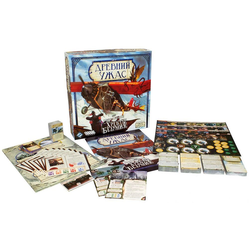 

Настольная игра Hobby World Древний ужас: Хребты Безумия (рус) (Eldritch Horror: Mountains of Madness (rus))