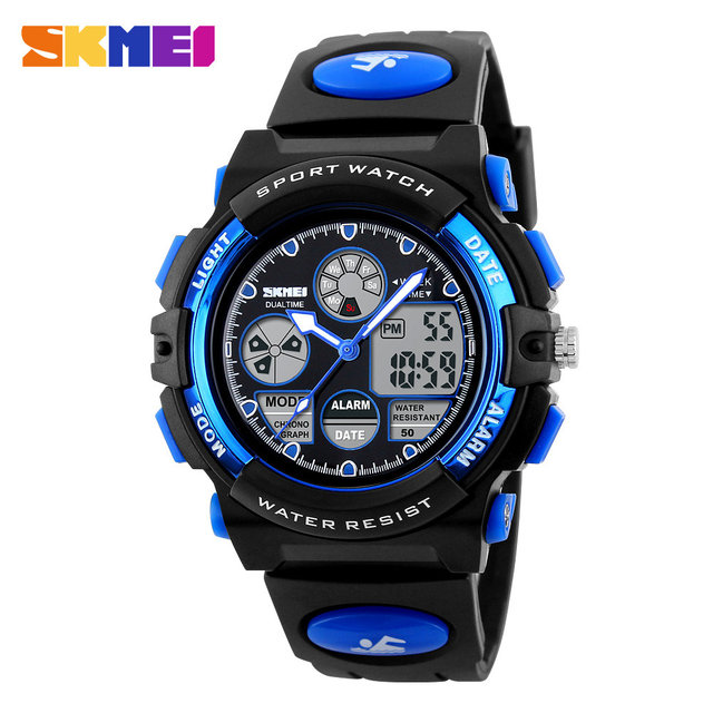 

Часы спортивные Skmei Dual Time 1163 blue (0329)