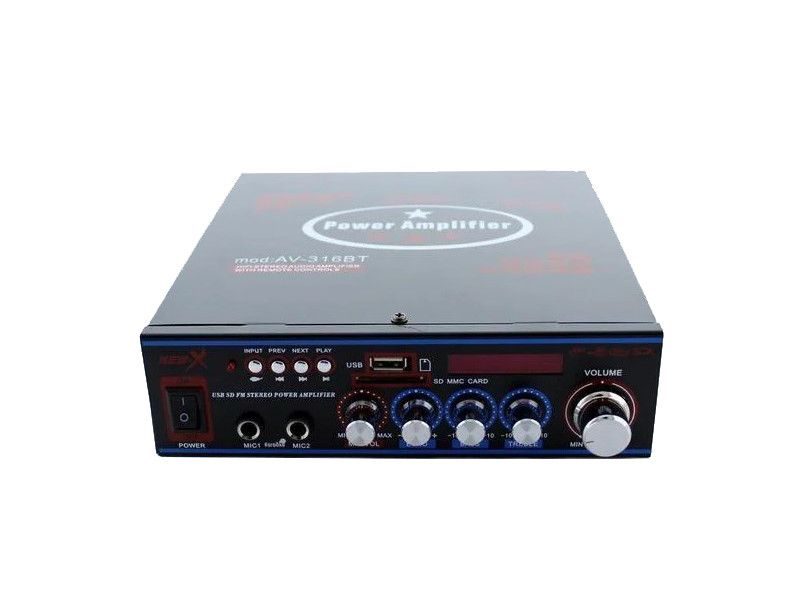 

Усилитель мощности звука UKC AV-316BT, 2-х канальный с Bluetooth