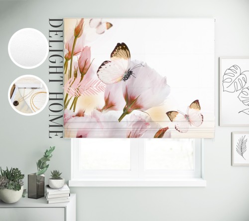 

Римская штора с фотопечатью 18-081 система Light I&H Джуси велюр 240*170 см