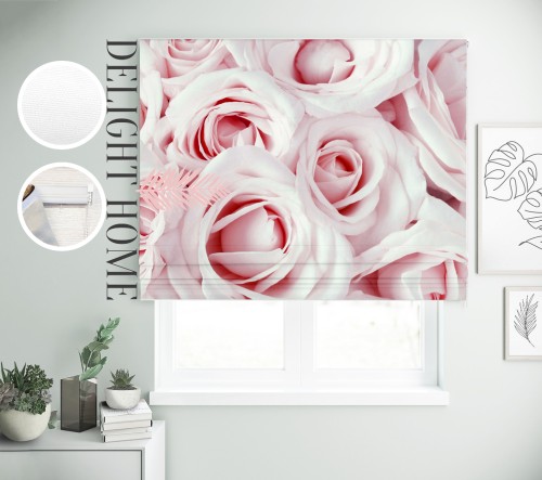 

Римская штора с фотопечатью 03-047 система Prestige I&H Джуси велюр 250*170 см