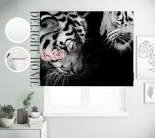 

Римская штора с фотопечатью 04-325 система Prestige I&H Джуси велюр 300*170 см