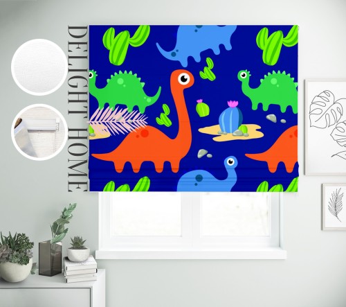 

Римская штора с фотопечатью 09-001 система Prestige I&H Джуси велюр 270*170 см