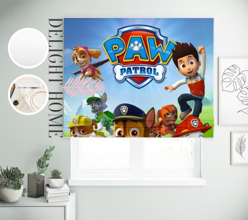 

Римская штора с фотопечатью 19-05-015 система Light I&H Джуси велюр 250*170 см