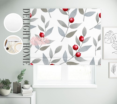 

Римская штора с фотопечатью 15-127 система Light I&H Джуси велюр 70*170 см