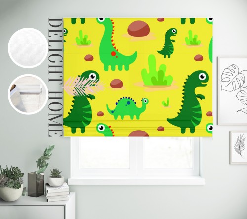 

Римская штора с фотопечатью 09-002 система Prestige I&H Джуси велюр 300*170 см