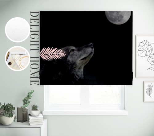 

Римская штора с фотопечатью 08-108 система Light I&H Джуси велюр 60*170 см