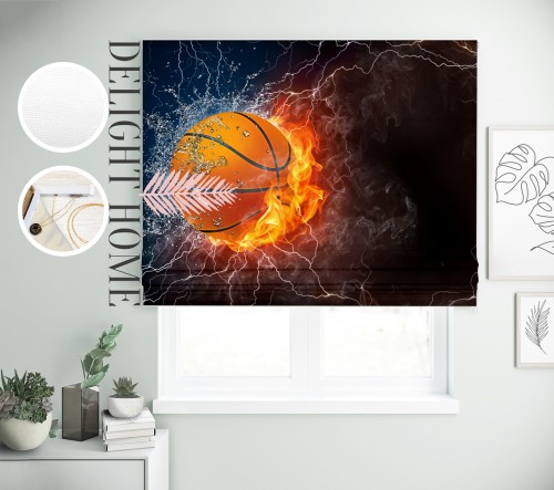 

Римская штора с фотопечатью 10-540 система Light I&H Джуси велюр 60*170 см