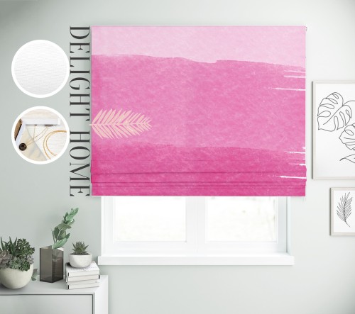 

Римская штора с фотопечатью 02-009 система Light I&H Джуси велюр 60*170 см