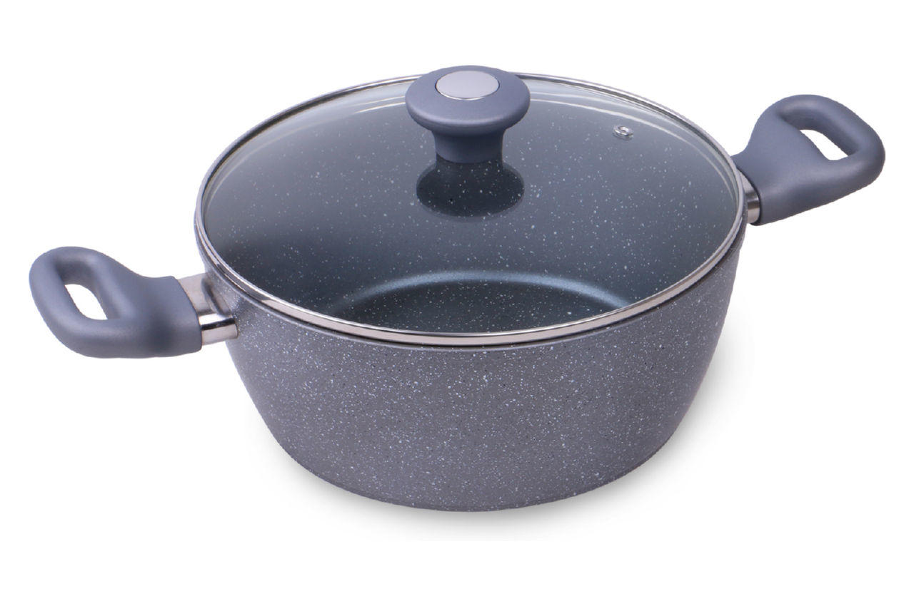 

Кастрюля антипригарная Kamille 4 л 24 см Granite