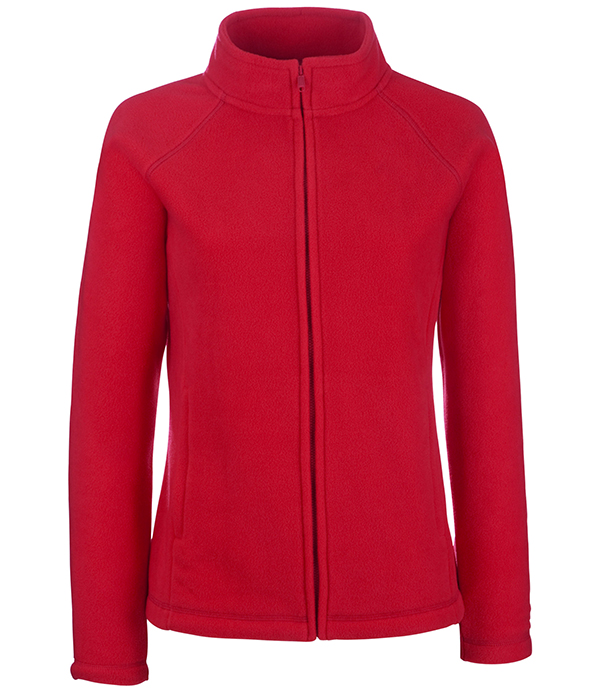 

Толстовка Fruit of the Loom Full zip fleece lady-fit  Красный, Толстовка Fruit of the Loom Full zip fleece lady-fit XL Красный