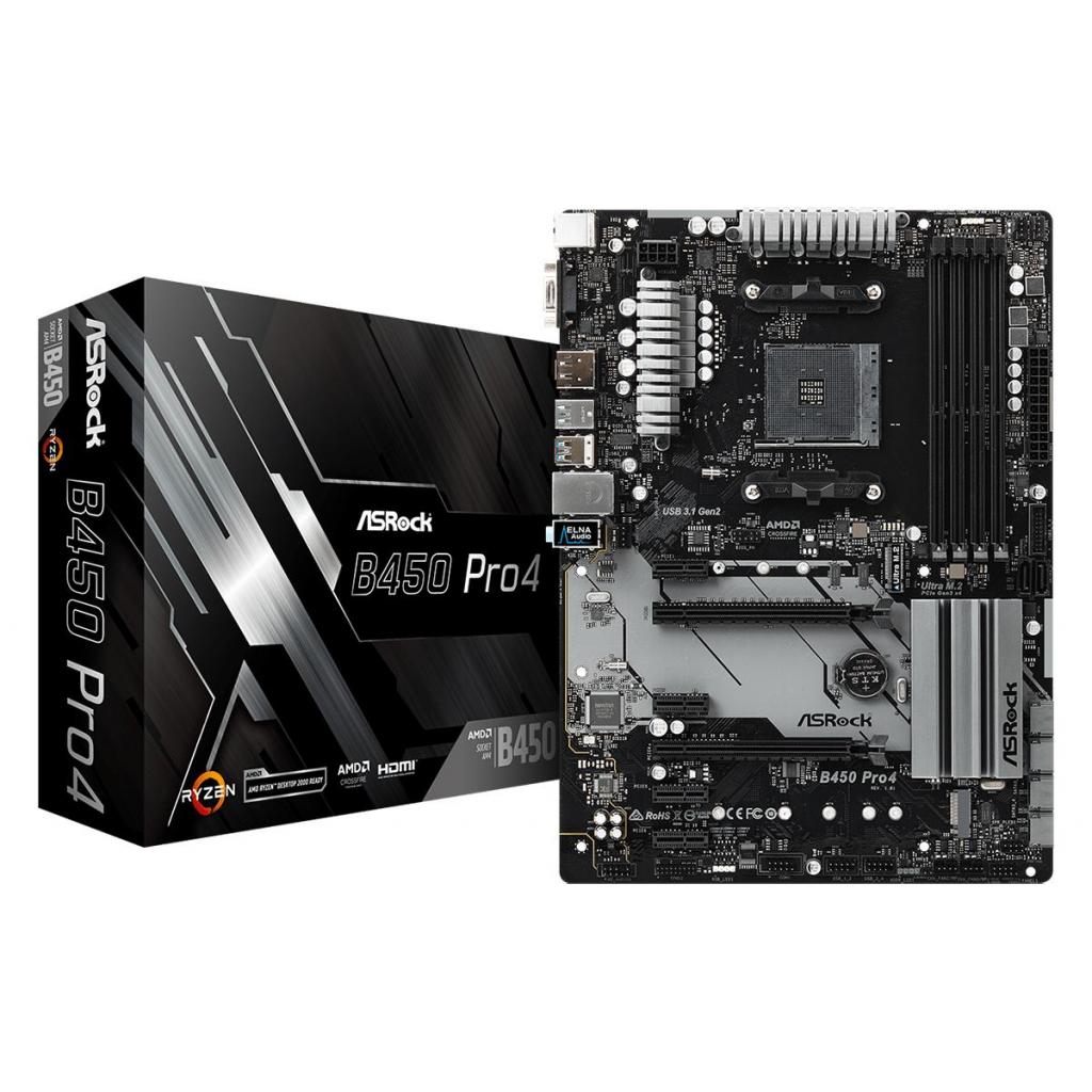 

Материнская плата ASRock B450 PRO4