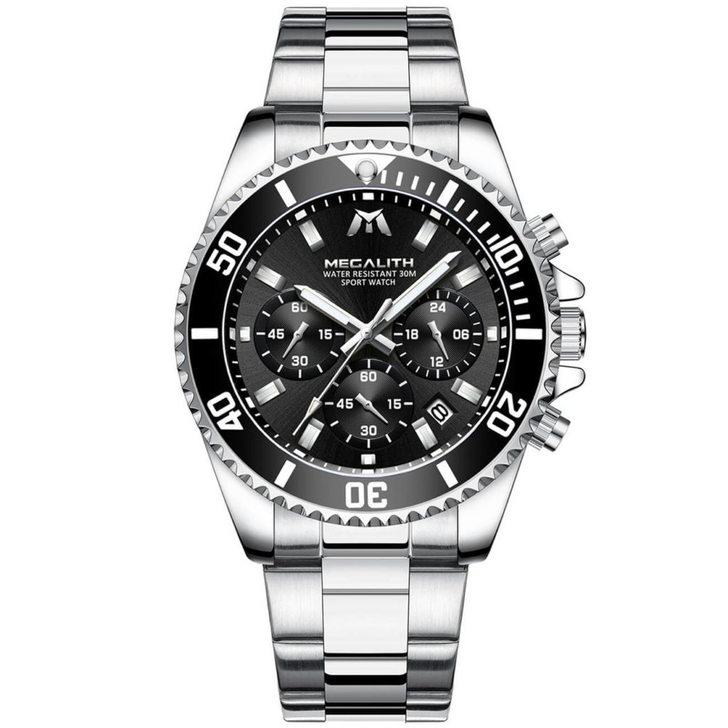 

Скелетоны Megalith Часы мужские Megalith 8046M | Stainless Steel Band Black (1116377 - 4118)