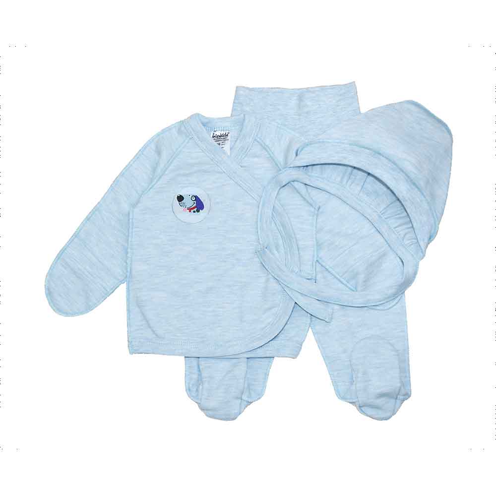 

Комплект Собачка Interkids 0-3 месяцев 62см Голубой 2397