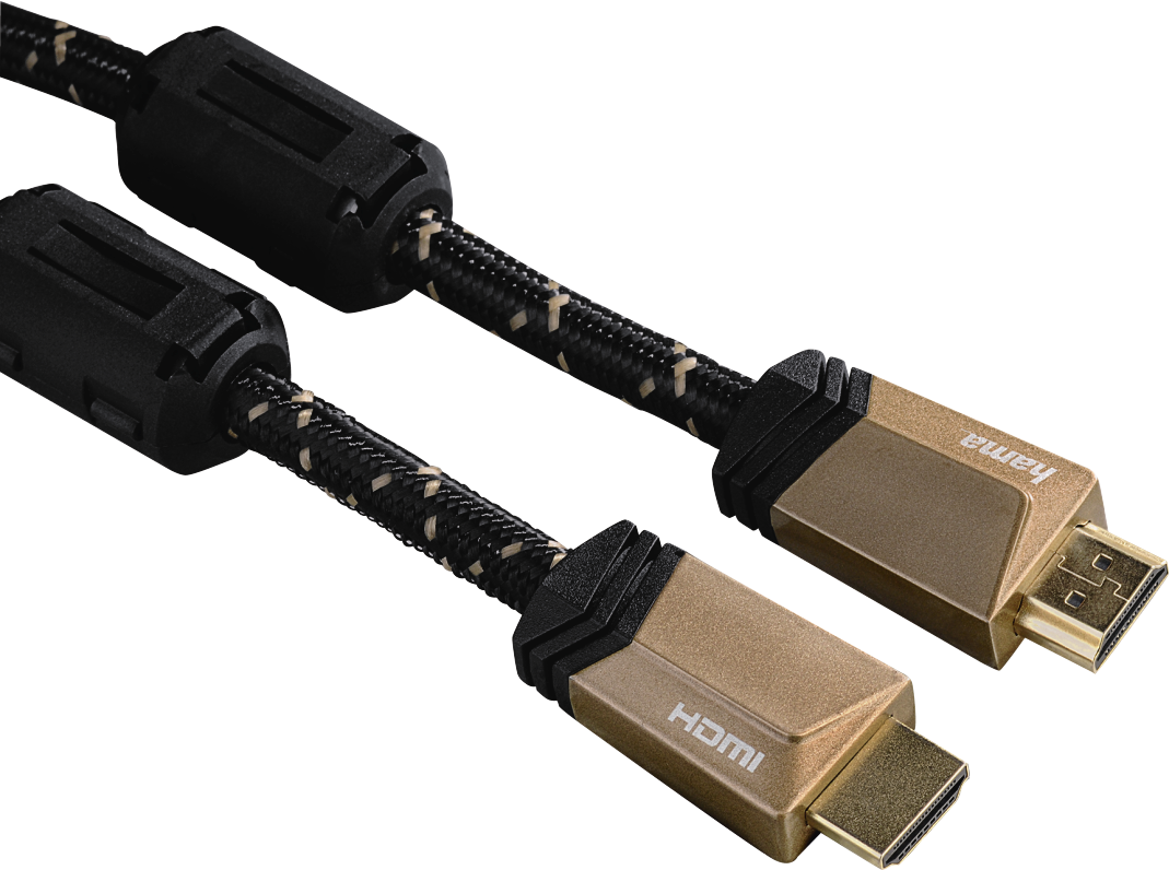 

Кабель Hama HDMI Premium AM/AM ферриты 1.5 м Black