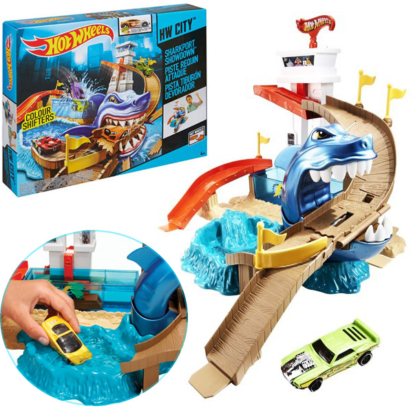 

Трек Hot Wheels Охота на акулу серии Измени цвет BGK04