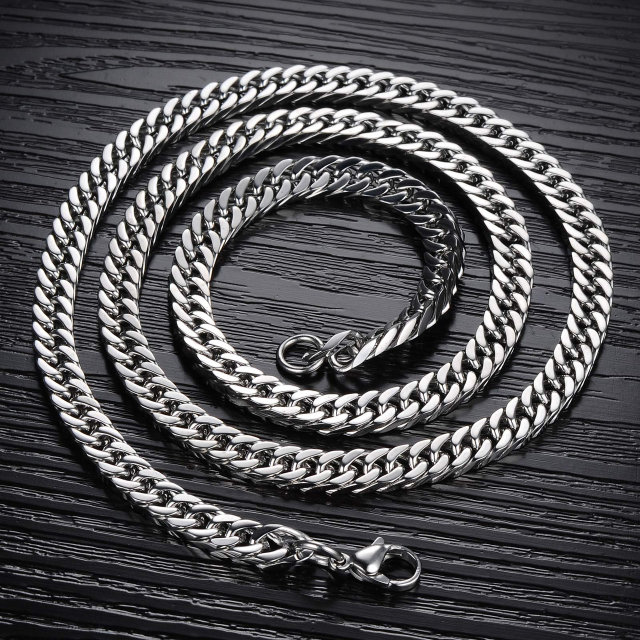 

Цепочка мужская Steel Way звеньевая крупная 56см/8 мм
