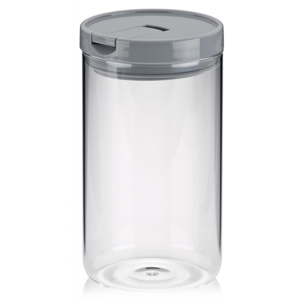 

Емкость для сыпучих продуктов Kela Arik Grey 1,2 л 10,5х19 см