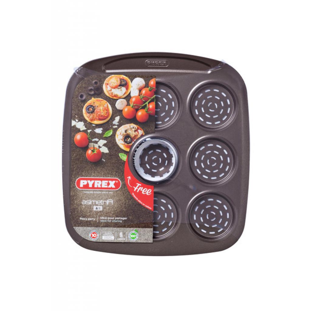 

Форма для выпечки PYREX Asimetria мини-pizza 9 ячеек