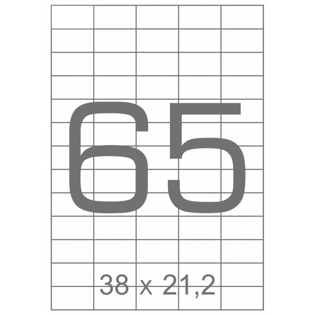 

Этикетка самоклеящаяся TAMA 38х21,2 (65 на листі) с/кл (100листів) (17795)