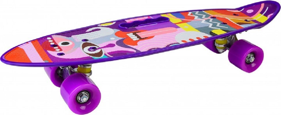 

Пенни борд Penny Board HB28 60х17 см скейт Бело Синий
