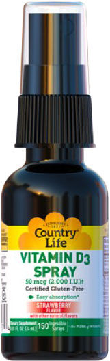 

Витамины Country Life Vitamin D3 2000 IU Spray 24 мл Strawberry (015794058274)