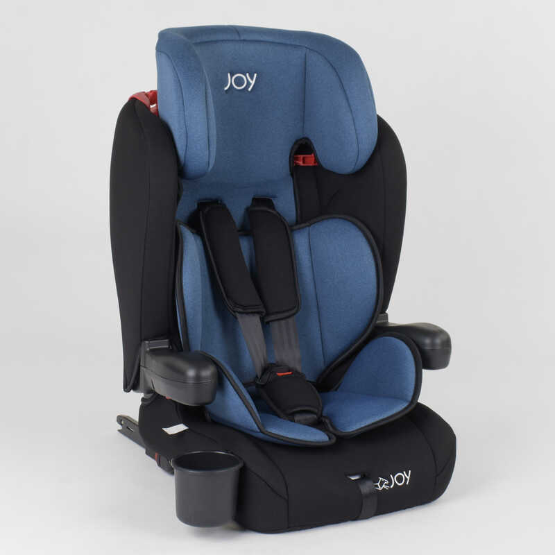 

Детское автокресло JOY 25790 цвет - Черный с синим система ISOFIX, универсальное, группа 1/2/3, вес ребенка от 9-36 кг