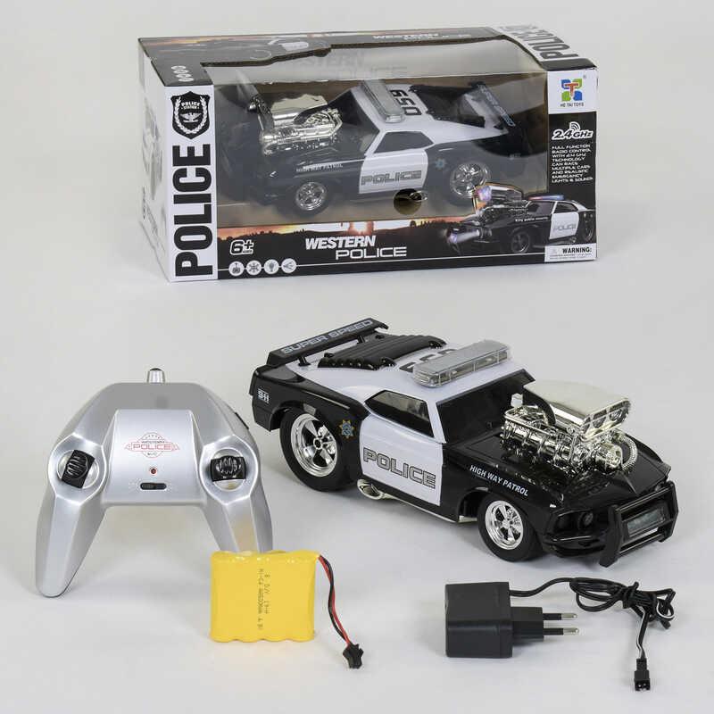

Машина на радиоуправлении Western Police, He taj toys, аккумулятор 4.8V, свет, звук