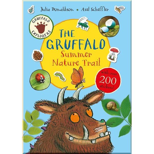 

Детская книга с наклейками The Gruffalo Summer Nature Trail. Axel Scheffler Julia Donaldson. ISBN:9781509809028