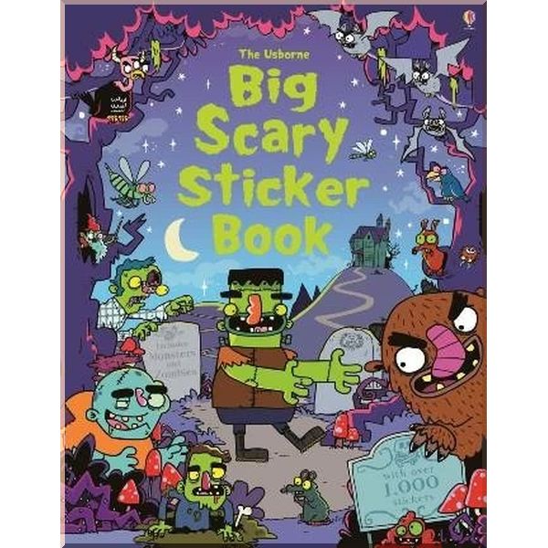 

Детская книга с наклейками Big Scary Sticker Book. Kirsteen Robson Seb Burnett. ISBN:9781474903523