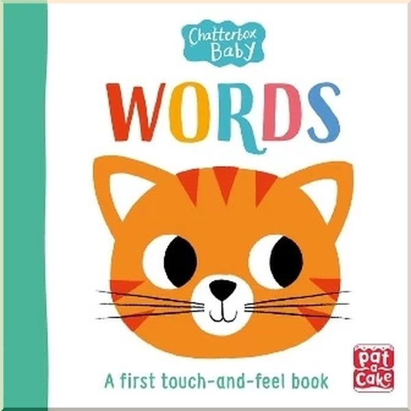 

Детская книга с тактильными ощущениями Chatterbox Baby: Words. Gwe. ISBN:9781526380906