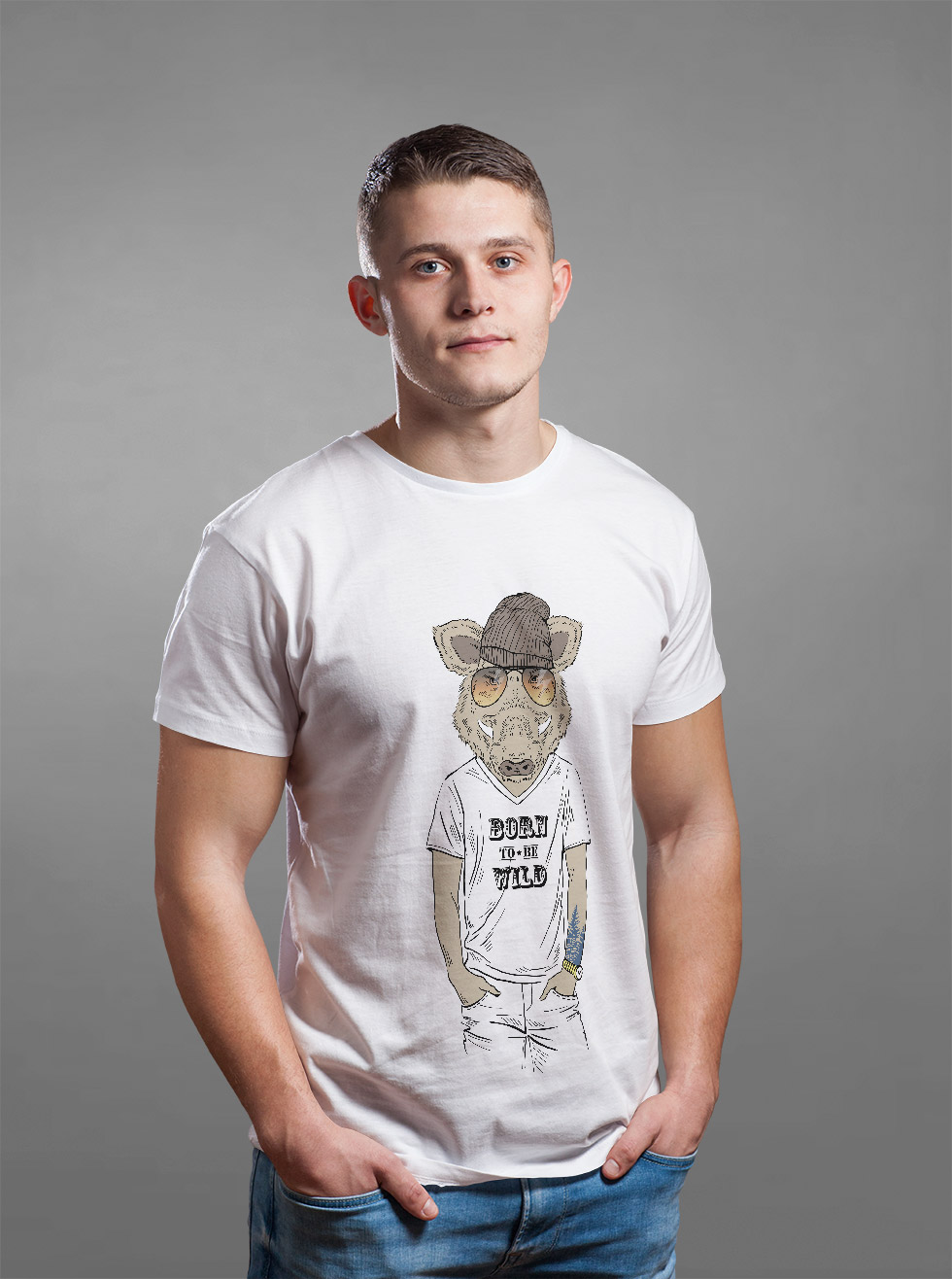 

Футболка с красочным принтом OWEAR faforest3WH  Белый, Футболка с красочным принтом OWEAR faforest3WH XL Белый