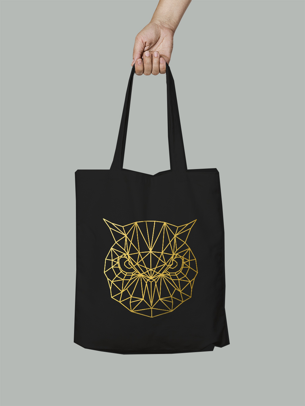 

Эко-сумка Owear с геометрическим принтом ga30goldbag-BK Черная