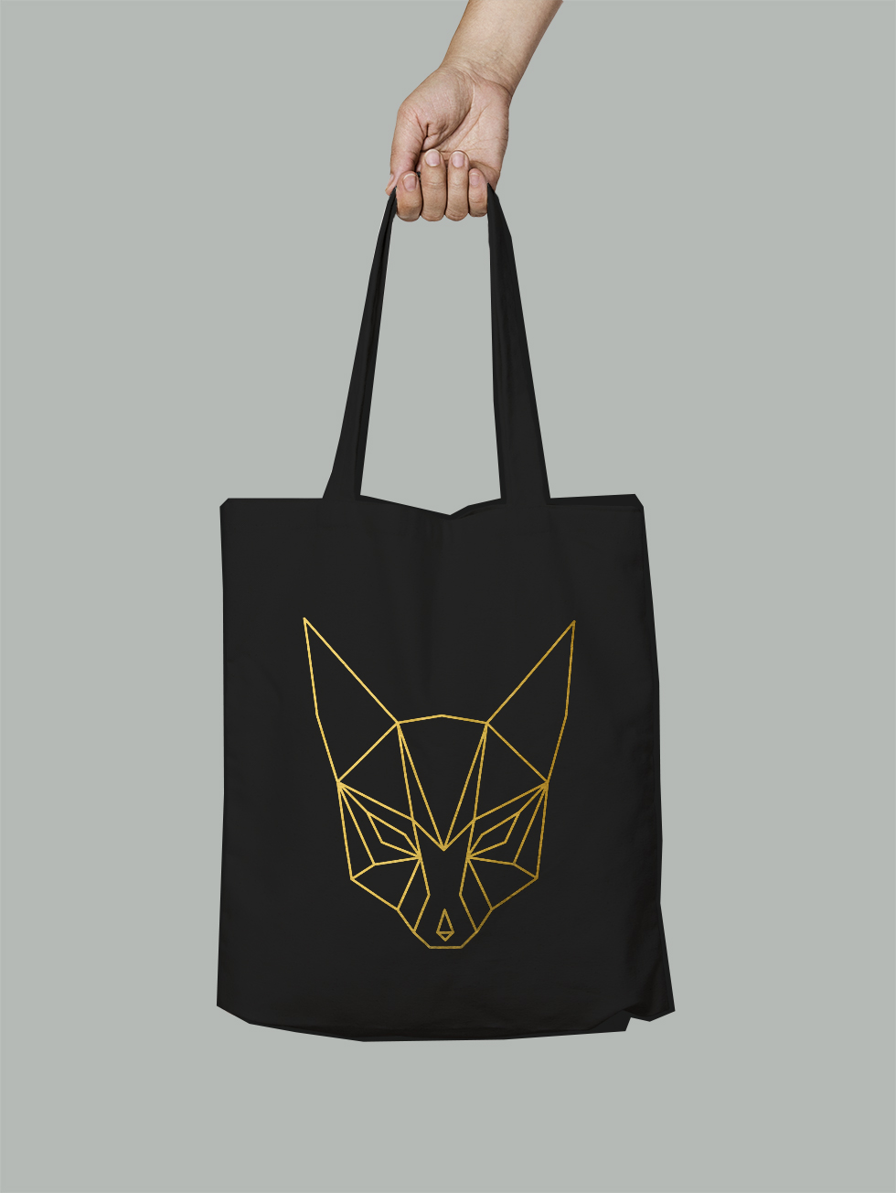 

Эко-сумка Owear с геометрическим принтом ga19goldbag-BK Черная