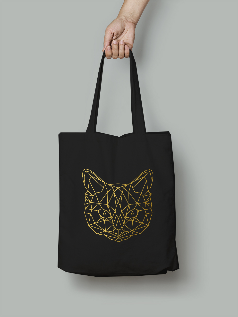 

Эко-сумка Owear с геометрическим принтом ga8goldbag-BK Черная