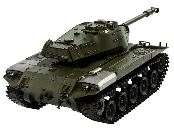 

Танк на радиоуправлении 1:16 Heng Long Bulldog M41A3 с пневмопушкой и и/к боем (Upgrade)