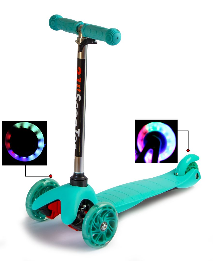 

Самокат детский Scale Sports 25,5х55 см (fit0002234) Бирюзовый