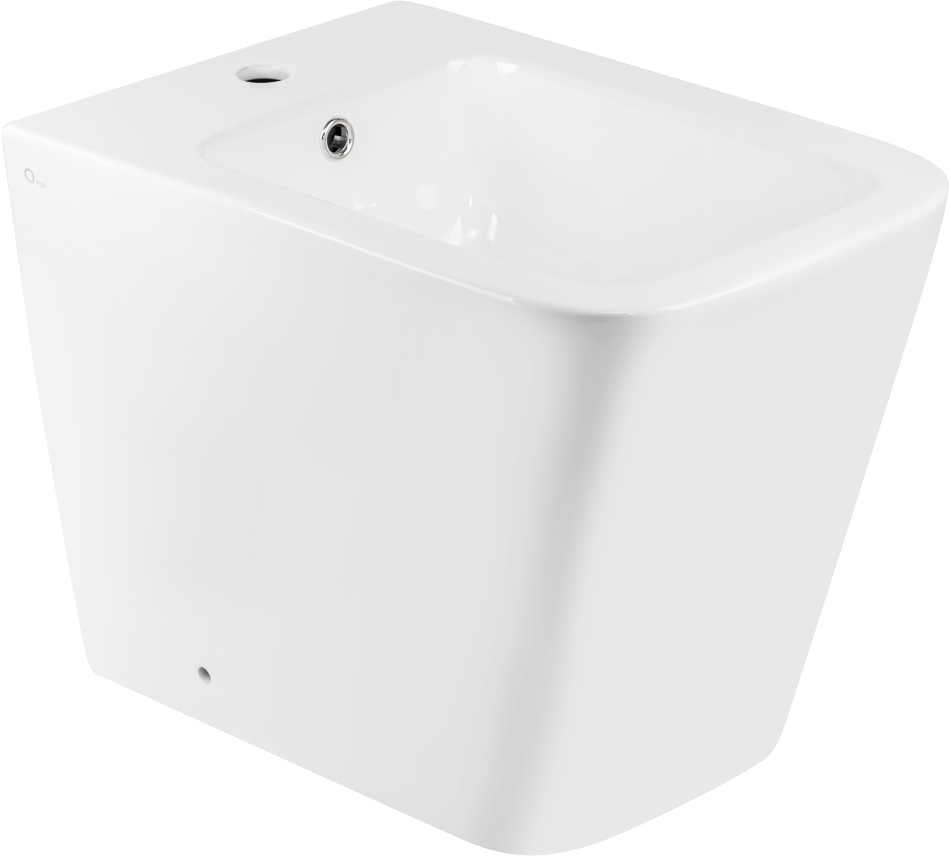 

Биде напольное QTAP Crow QT05443370W