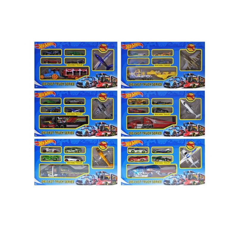 

Набор транспорта «Hot Wheels» 6 видов A-Toys (T-R115-4)