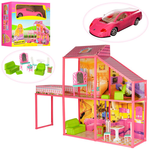 

Домик для куклы A-toys 105х80х23,5 см (6981)
