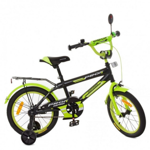 

Велосипед PROFI Inspirer 16" SY1651 Black / Lime (MAN00066)