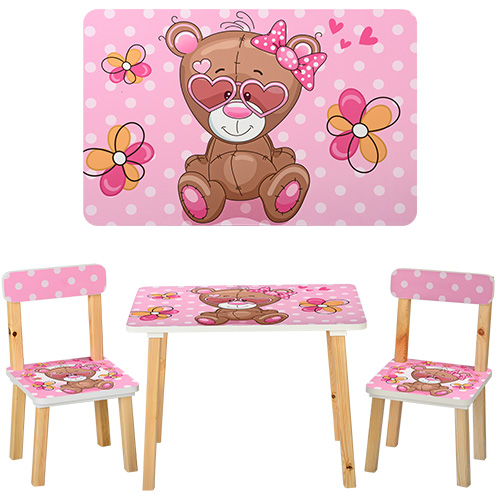 

Столик Bambi 501-9 Pink Bear (MAN00112)