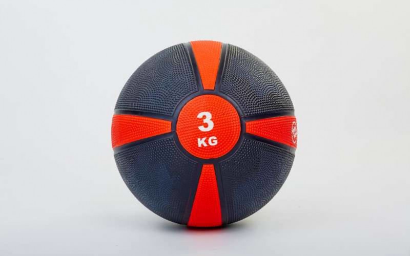 

Мяч медицинский медбол Zelart Medicine Ball FI-5122-3 3кг Red (PS01139)