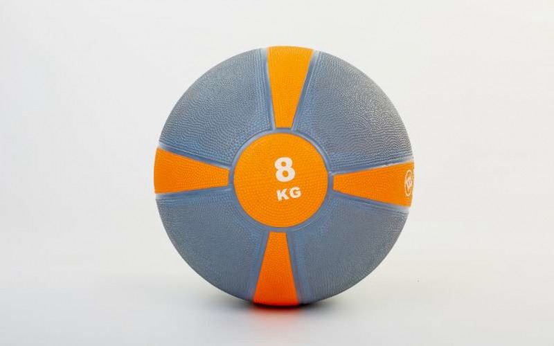 

Мяч медицинский медбол Zelart Medicine Ball FI-5122-8 8кг Orange (PS01142)