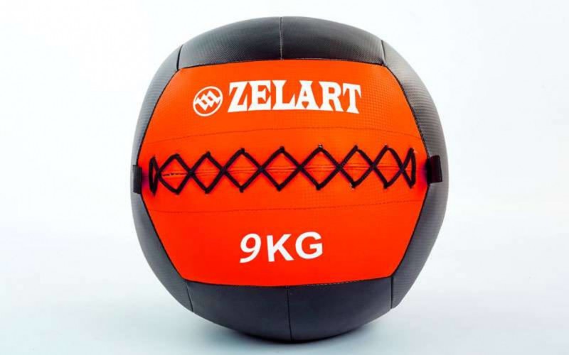 

Мяч волбол для кроссфита и фитнеса 9кг Zelart WALL BALL FI-5168-9 Red (PS01086)