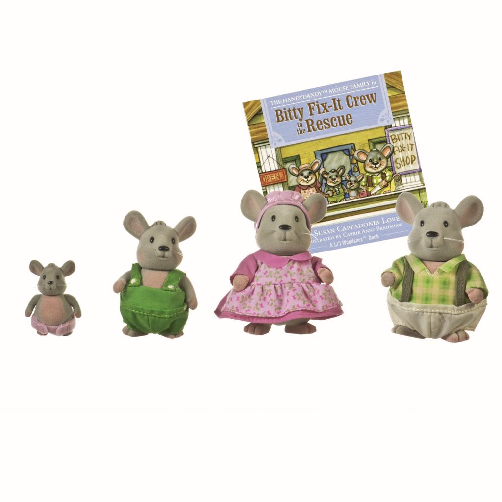 

Фигурка Li'l Woodzeez Семья Мышей (6003M)