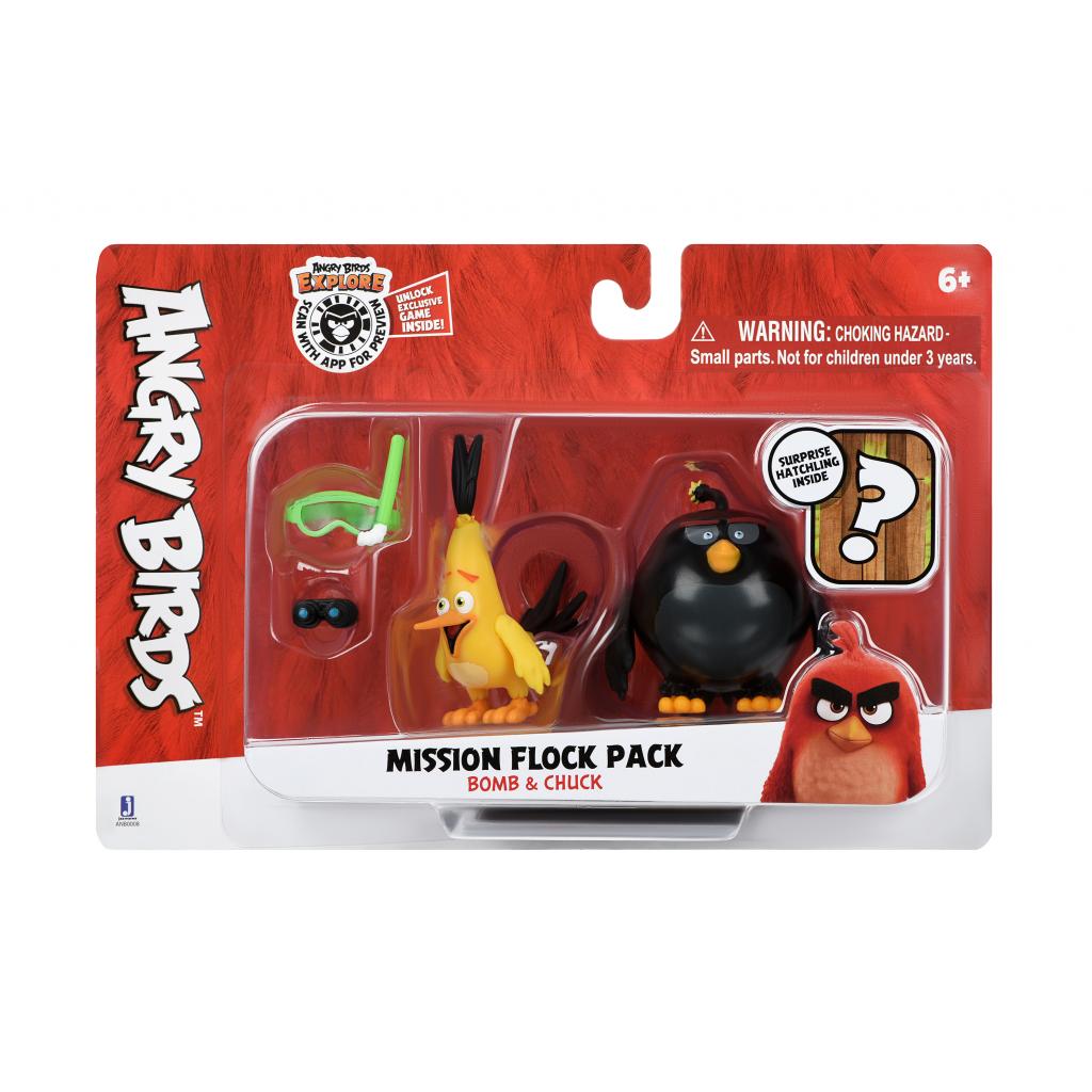 

Фигурка Jazwares Angry Birds ANB Mission Flock Бомб та Чак (ANB0008)
